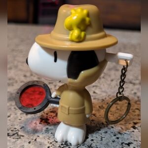 Peanuts Collectible Made Into  Keychain with Cream Accents ,Light Weight.